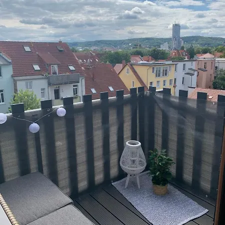 Apartment Skyline Of Jena, Luxuriös, Einzigartig, Free Wifi, Parkplatz, Klimatisiert, Zentral