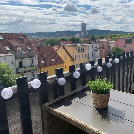 Skyline Of Jena, Luxurioes, Einzigartig, Free Wifi, Parkplatz, Klimatisiert, Zentral * Jena