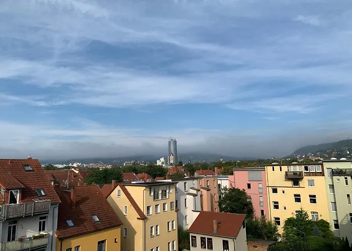 Skyline Of Jena, Luxuriös, Einzigartig, Free Wifi, Parkplatz, Klimatisiert, Zentral Apartment