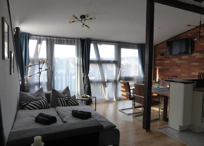 Skyline Of Jena, Luxurioes, Einzigartig, Free Wifi, Parkplatz, Klimatisiert, Zentral Апартаменты